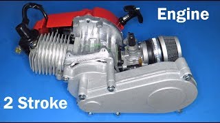 49cc Engine 2-Stroke Pull Start with Transmission For Mini Moto Dirt Bike