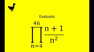 Evaluate ∏(n=4 to 46) (n 1)/n^2