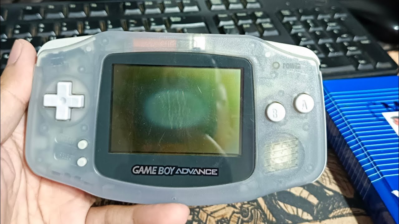 Restored a Gameboy Advance burnt screen - YouTube