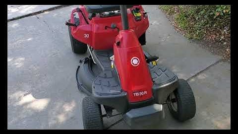 Troybilt TB 30R Blade Belt Replacement NO DECK REMOVAL