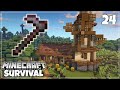 Netherite Hoe & Farm Build | Minecraft 1.16.2 Survival Let's Play