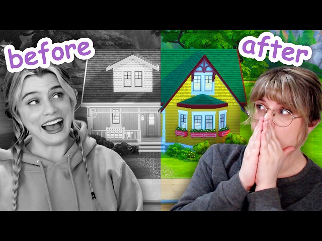 we tried building a house in black & white in the sims 4 class=