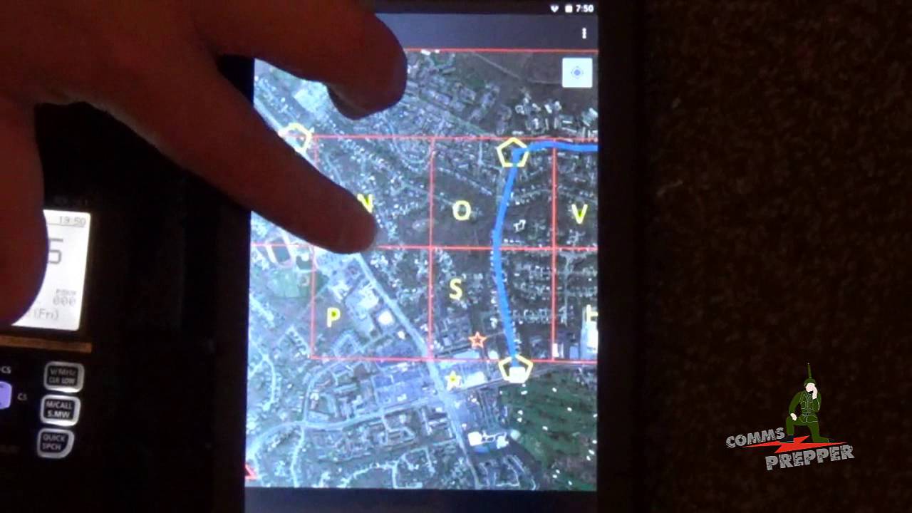 Icom D-STAR GPS Tracking with Offline Maps - YouTube