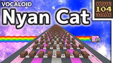 #104 (Nyan Cat)Minecraft Noteblock songs/How to make Recipe