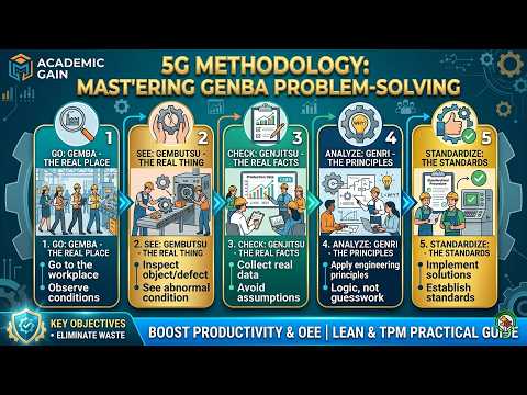 5G Methodology in Lean Manufacturing and TPM | Genba-Based Problem Solving Explained