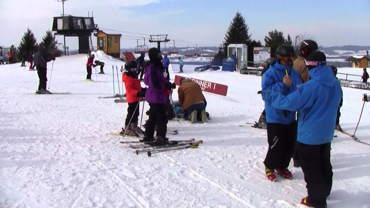  Chestnut Mt Waiting for Ski Lessons 2014 Feb 14 Galena IL