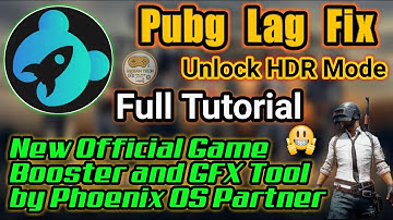 🔥 Pubg Lag Fix | Unlock HDR | New Official GFX Tool by Phoenix OS Partner Team | Indian Tech Helper