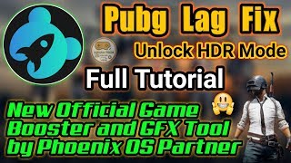 🔥 Pubg Lag Fix | Unlock HDR | New Official GFX Tool by Phoenix OS Partner Team | Indian Tech Helper screenshot 1