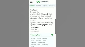 Missing number in array | Must do coding questions for Product Based Companies