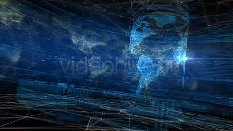 World Map Digital - Motion Graphics