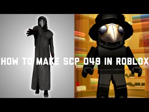 How To Make Scp 049 Avatar In Roblox Youtube