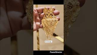 Gold Kanbala Kaner Dull Design #earrings #shorts #viralshorts #shortsfeed #jewellery #kanbala