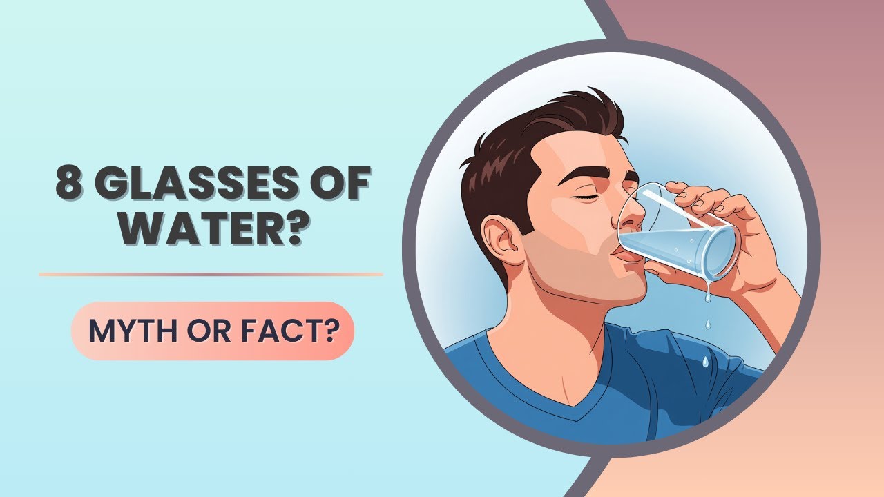 Do You Really Need 8 Glasses of Water a Day? | Myths & Facts | Wellness Wednesday