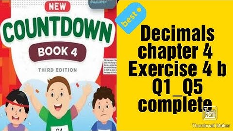oxford new countdown book 4 third edition || chapter 4  || Exercise 4b || Q1_Q5 || complete solve