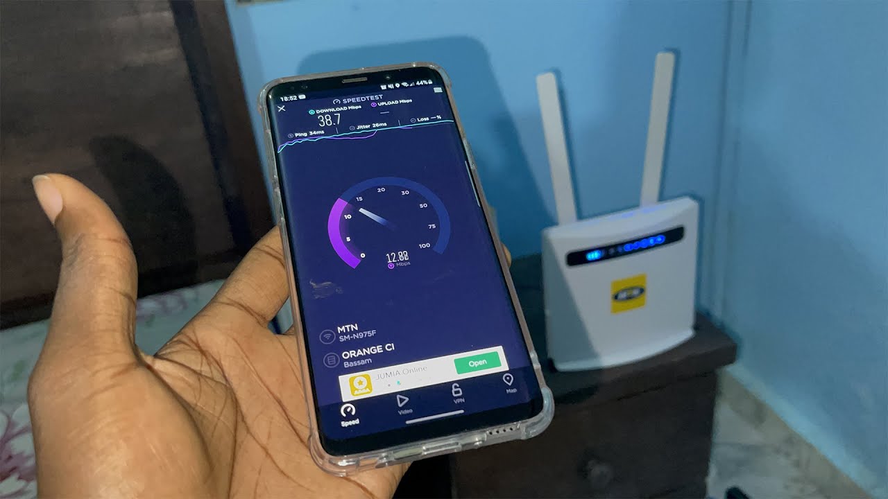 Test my new Internet Speed: MTN Homebox 4.5G - YouTube