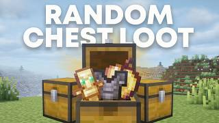Beating Minecraft, But I Can ONLY Use Random Chest Loot..