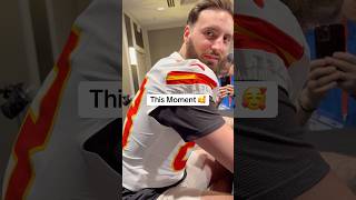 Had to follow up w/ Noah Gray after last year’s heartfelt moment 🥰 #chiefs #kansascity #superbowl