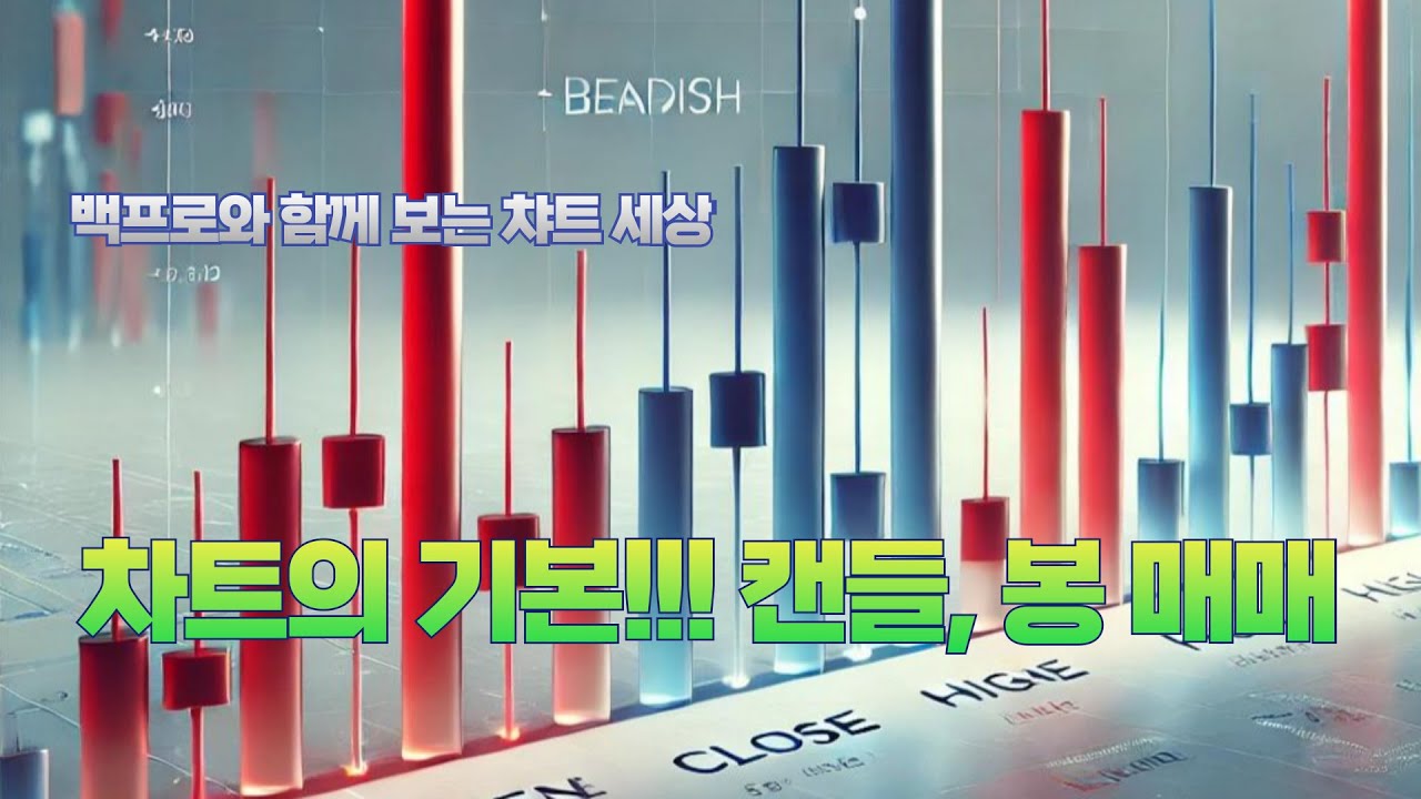 [백프로 기초교육] 차트의 기본 : 캔들, 봉 매매 - YouTube