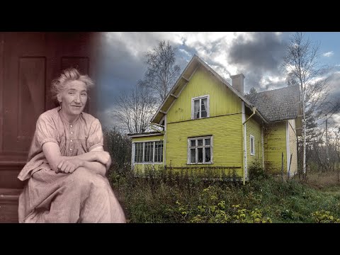 101 yaşlı isveçli xanımın tərk edilmiş sarı kiçik evi - toxunulmamış!