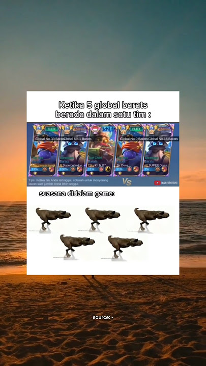 Ketika 5 Barats dalam 1 Tim🤣🗿 #mememobilelegends #memes #mlbb #shorts #mobilelegends