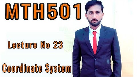 MTH501 Lecture 23 Coordinate system ||Linear algebra|| virtual University|| vu mth501 short lec23||