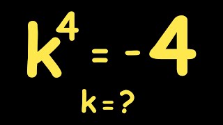 A Nice Olympiads Exponential Trick | Can you solve for k?