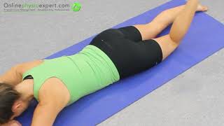 Prone knee flexion movements L