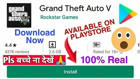 How To Download GTA 5 on Android(Easy) 100% Working- Play GTA V on Android Without PC