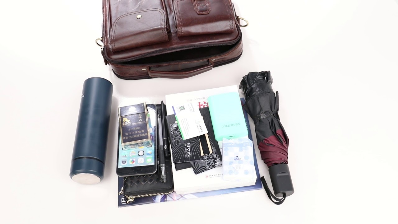 Cowhide Leather Men Shoulder Bag 100% Genuine Leather Male Messenger Bag Men Leather Bag