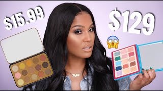 Natasha Denona Tropic Palette VS BH Cosmetics Обзор позолоченной палитры