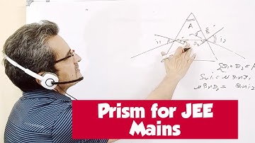 Prism Grazing emergence and No emergence for JEE Mains