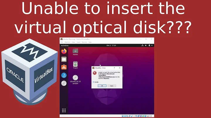 VirtualBox: Unable to insert the virtual optical disk | Solve in one minute!