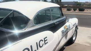 1950s police car in Kingman Arizona by RT 66 museum