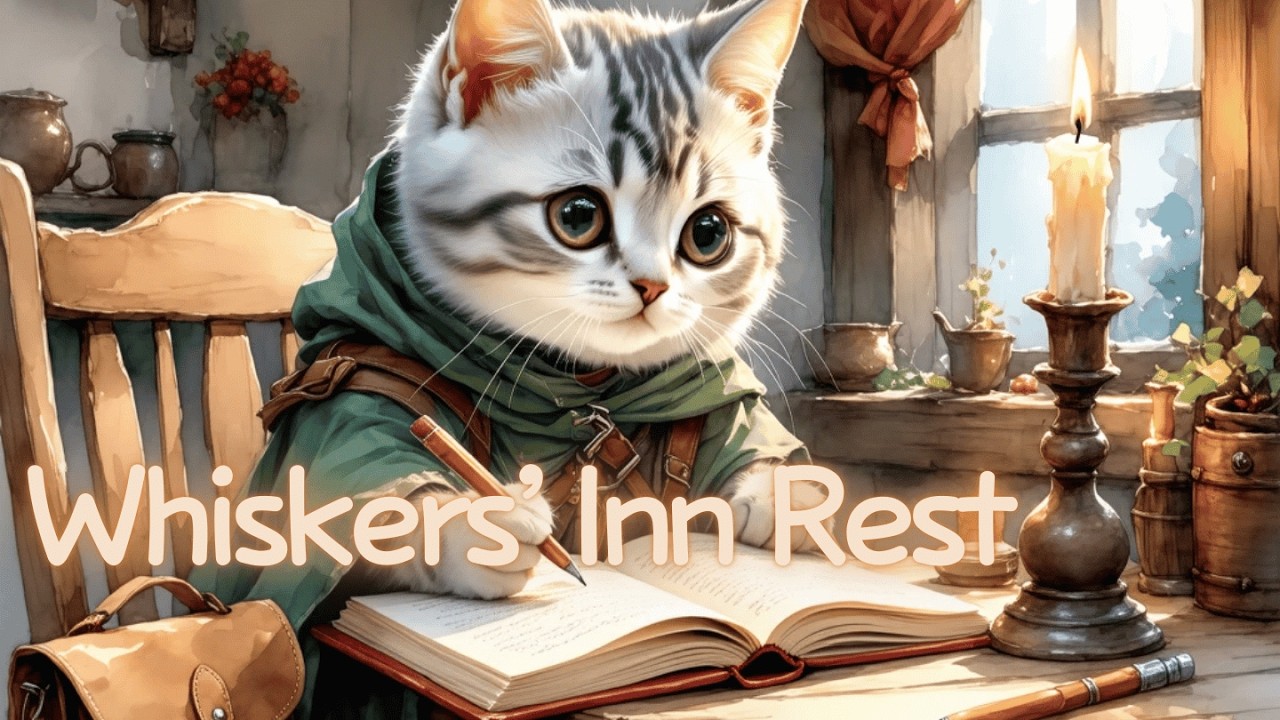 Whiskers’ Inn Rest – Journal by Candlelight – Celtic Ambience