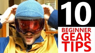 10 Beginner Snowboard Gear Tips