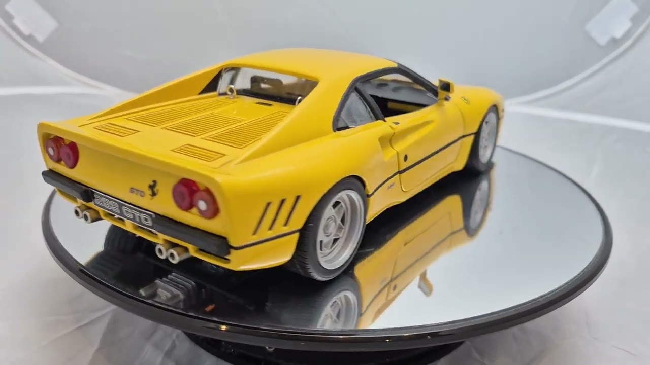 Mattel Inc. Hot Wheels Elite Ferrari 288 GTO Yellow - YouTube