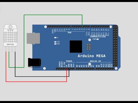 How to Measure Temperature with DHT22 Temperature sensor with Arduino ... image.
