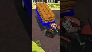 1900 tractor loading #tractor #1900mhz #mahindra #loading #loader #offroad #indianbikedriving3d