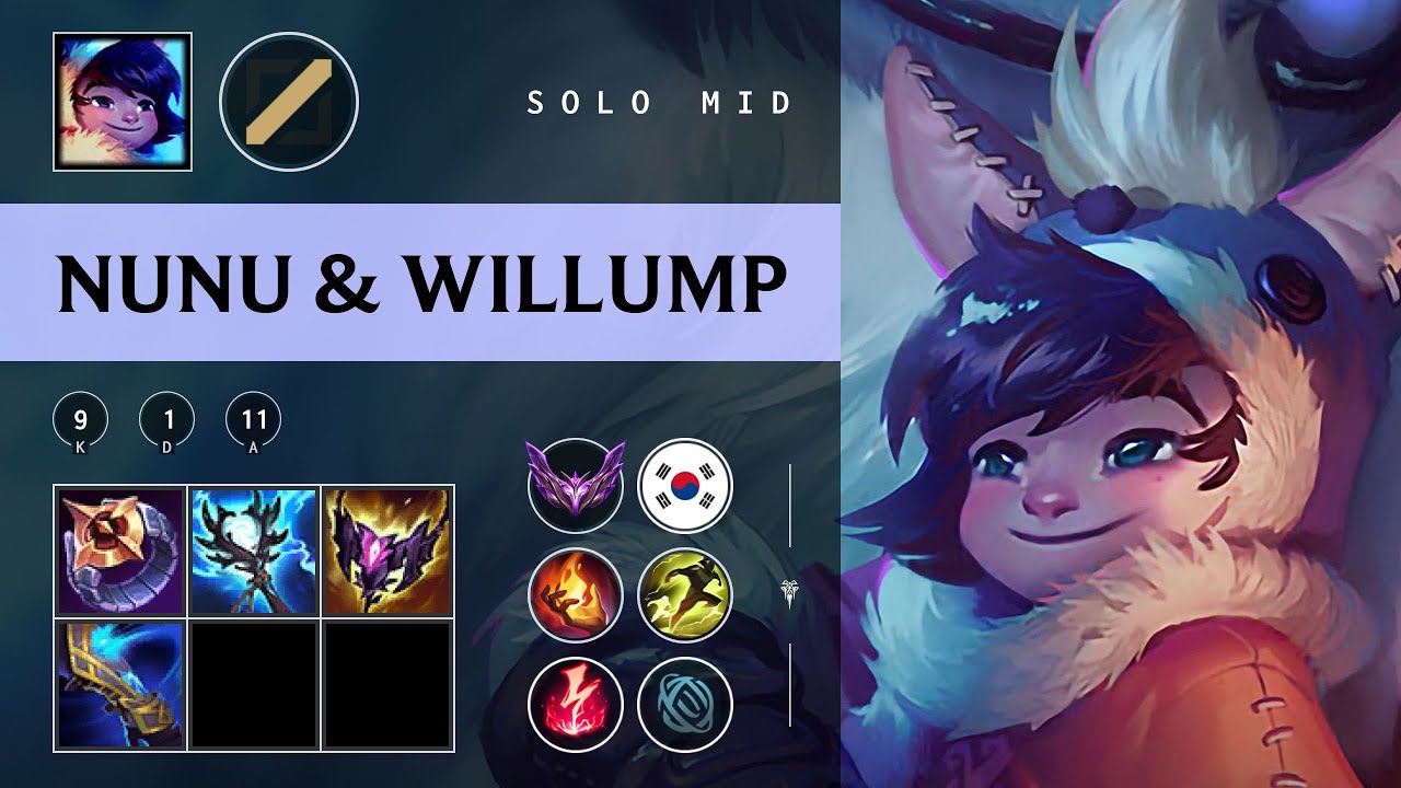 Nunu & Willump Mid vs Twisted Fate - KR Master Patch 25.24