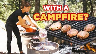 Can This Chef Make A 3-Course Meal With A Campfire? • Tasty