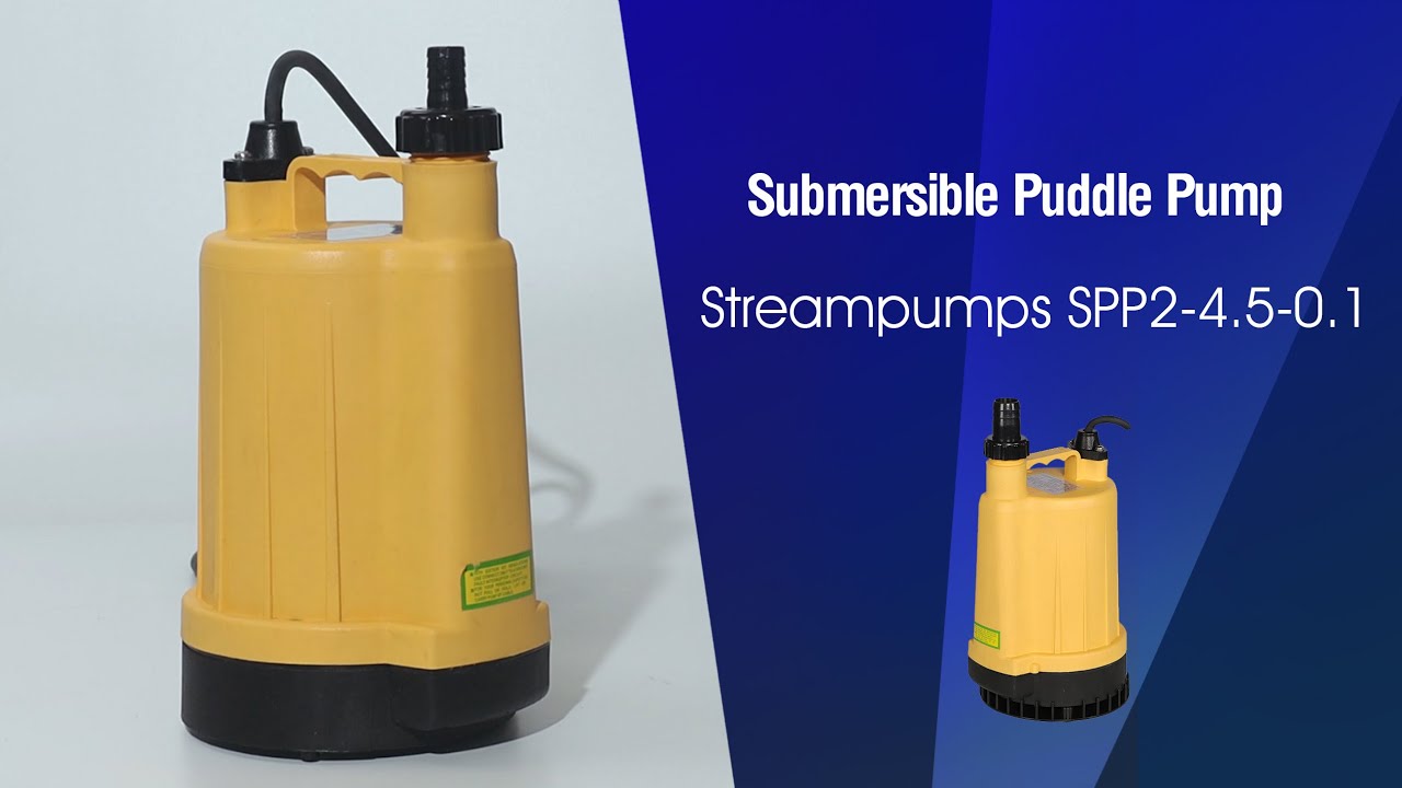 Submersible Puddle Pump—Streampumps SPP2-4.5-0.1