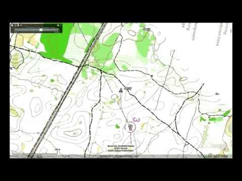 Jerry's ONF - Mud Pond Red Course with Map - 14 May 2011.flv
