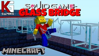 How To Build Squid Game's Glass Bridge - Minecraft Tutorial