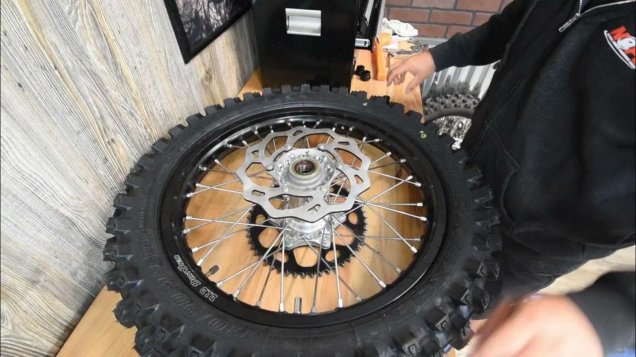 Installation instructions for the Enduro Engineering Beta Wheel Spacers to use KTM Wheels YouTube