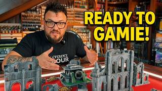 Gli scenari definitivi di GAMEMAT EU pronti per Armageddon W40K! #warhammer40k #w40k #scenery 
