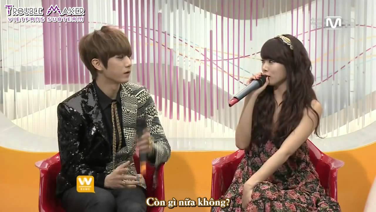 [Vietsub][FULL] 111208 Trouble Maker @ Mnet Wide Open Studio by Trouble Maker Vietfans [HAPPYJSDAY]