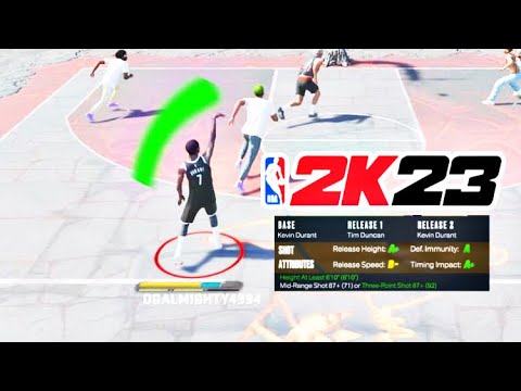 NBA 2K23 BEST CUSTOM JUMPSHOT FOR 6'10 BIGS AND UP A+ TIMING IMPACT ...