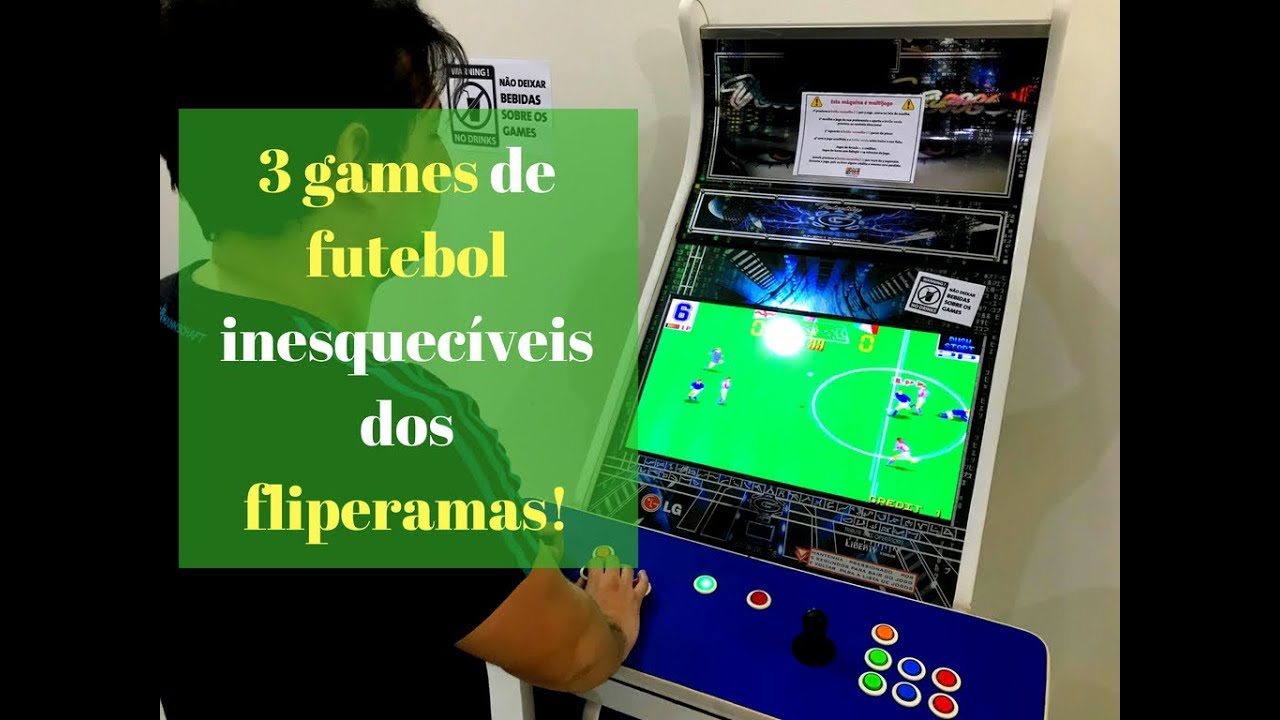 5 games de futebol que gastavam todas as suas fichas no fliperama - UOL  Esporte