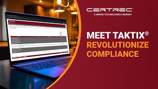Introducing TAKTIX® by Certrec® - Revolutionizing Compliance with Custom Workflow Automation