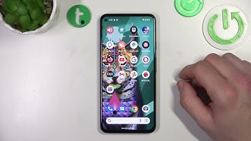 How to Turn On / Turn Off the Airplane Mode on the GOOGLE Pixel 5a - Flight Mode